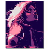 Painting by Numbers Digital Blacklight Art